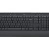 LOGITECH WIRELESS KEYBOARD SIGNATURE K650, UPGRADED SHORTCUTS AND INTEGRATED PALM REST, BLUETOOTH LOW ENERGY WIRELESS (BLUETOOTH 5.1) OR LOGI BOLT USB RECEIVER, GRAPHITE - US / RU
