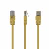 PATCH CORD CAT. 5E PP12-5M/Y YELLOW, 5 M, MOLDED STRAIN RELIEF 50U" PLUGS