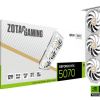 ZOTAC GEFORCE RTX(TM) 5070 AMP WHITE EDITION 12GB GDDR7, 192BIT, 2587/28000MHZ, BLACKWELL/DLSS4, PCIEX16 5.0, SFF-READY, 2-SLOT, 1XHDMI, 3XDP, BLADELINK FANS, TRIPLE FAN / ICESTORM 2.0, ACTIVE FAN CONTROL/FREEZE FAN STOP/DUAL BIOS, SPECTRA2.0 RGB LIGHTNING, 