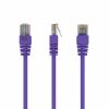 UTP CAT.5E PATCH CORD, 2M, PURPLE