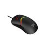 HYPERX PULSEFIRE SAGA GAMING MOUSE, BLACK, 200-26000 DPI, 4 DPI PRESETS, HYPERX 26K SENSOR, RGB LIGHTING, HYPERX OPTICAL SWITCHES, INTERCHANGEABLE MAGNETIC COMPONENTS TO ADAPT TO DIFFERENT GRIP STYLES, USB, 69G