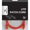 UTP CAT.5E PATCH CORD, 1.5M, RED