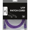 UTP CAT.5E PATCH CORD, 2M, PURPLE