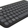 LOGITECH BLUETOOTH PEBBLE KEYS2 K380S MULTI-DEVICE KEYBOARD, TONAL GRAPHITE - US INT'L - BT - N/A - INTNL