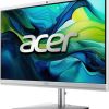 ALL-IN-ONE PC - 27” ACER ASPIRE C27-195ES FHD IPS 250NITS, INTEL CORE ULTRA 5 125U, 16GB (1X16GB) DDR5 RAM, 512GB M.2 PCIE SSD (2 SLOTS), INTEL(R) IRIS XE GRAPHICS, 1 X HDMI OUT, 1 X USB-C 3.2 G2, 5MP CAM, WIFI7+BT 5.3, LAN, 65W PSU, NO KEYBOARD AND MOUSE, 