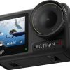 (965080) ACTION CAMERA DJI OSMO ACTION 4, ADVENTURE COMBO, 1/1.3” CMOS, 10MP, 155° F/2.8, ISO 100-12800, 4K 120FPS / FHD 240 FPS, HDR, MAX VIDEO BITRATE 130MBPS,  MICROSD, WI-FI, BLUETOOTH 5.0, FRONT SCREEN 1.4 INCH, BACK SCREEN 2.25 INCH,1770 MAH,145G (3