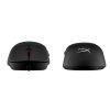 HYPERX PULSEFIRE SAGA GAMING MOUSE, BLACK, 200-26000 DPI, 4 DPI PRESETS, HYPERX 26K SENSOR, RGB LIGHTING, HYPERX OPTICAL SWITCHES, INTERCHANGEABLE MAGNETIC COMPONENTS TO ADAPT TO DIFFERENT GRIP STYLES, USB, 69G