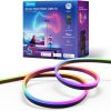 LIGHT STRIP  GOVEE RGBIC NEON ROPE STRIP LIGTH 2S 4M, BLACK, SMART WI-FI LIGHT STRIP, WI-FI + BT, MATTER COMPATIBLE, MULTICOLOR, ZONAL COLOR CONTROL, APP, SHAPE RECOGNITION, NO HUB REQUIRED, FLEXIBLE INSTALLATION, AI LIGHTING BOT