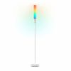 FLOOR LAMP  GOVEE RGBICW CYLINDER FLOOR LAMP, WI-FI + BT, MULTICOLOR + EXTRA WHITE LEDS, MULTIDIRECTIONAL LIGHTING, 360° LIGHTING, 2200K-6500K, 1500 LUMENS, NO HUB REQUIRED, 64 PRESET SCENE MODES, SCHEDULE & TIMER FUNCTIONS, APP, CONTROL BOX, VOICE CONTRO