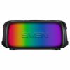 SVEN PS-860, 100W (2X50) DYNAMIC SWITCHABLE RGB BACKLIGHT, TWS, BLUETOOTH, FM, USB, MICROSD,  LI-ION BATTERY: 7.4 V, 5400 MA·H (39.96 W·H), TWO MICROPHONE INPUTS FOR KARAOKE, REMOTE CONTROL, NFC, CARRYING HANDLE, 5.7KG, BLACK