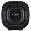 SVEN PS-860, 100W (2X50) DYNAMIC SWITCHABLE RGB BACKLIGHT, TWS, BLUETOOTH, FM, USB, MICROSD,  LI-ION BATTERY: 7.4 V, 5400 MA·H (39.96 W·H), TWO MICROPHONE INPUTS FOR KARAOKE, REMOTE CONTROL, NFC, CARRYING HANDLE, 5.7KG, BLACK