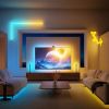 TV LIGHT STRIP  GOVEE RGBIC ENVISUAL TV BACKLIGHT T2 WITH DUAL CAMERAS (55”-65”), WI-FI + BT, MULTICOLOR, ZONAL COLOR CONTROL, VOICE CONTROL, APP, MUSIC MODE, NO HUB REQUIRED, REAL-TIME COLOR MATCHING TO ENHANCE YOUR VISUAL EXPERIENCE