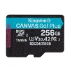 КАРТА ПАМЯТИ KINGSTON CANVAS GO! PLUS, 256ГБ (SDCG4/256GB)