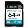 КАРТА ПАМЯТИ KINGSTON CANVAS GO! PLUS, 64ГБ (SDG4/64GB)