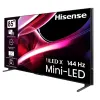 85" LED SMART ТЕЛЕВИЗОР HISENSE 85UXKQ, 3840X2160 4K UHD, VIDAA U7.0, ЧЕРНЫЙ