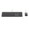 КЛАВИАТУРА И МЫШЬ LOGITECH SIGNATURE SLIM MK620, ПРОВОДНОЕ, ЧЁРНЫЙ