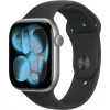 APPLE WATCH SERIES 11 GPS, 46MM SPACE GRAY ALUMINIUM CASE WITH BLACK SPORT BAND - M/L, MEV44