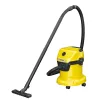 ПЫЛЕСОС KARCHER WD 3 V-15/6/20 + НАСАДКА ДЛЯ ПОЛА DN 35, ЖЁЛТЫЙ