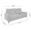 CANAPEA EXTENSIBILĂ LEO GREY