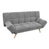 CANAPEA EXTENSIBILĂ LM-58 DARK GREY VELVET