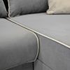 CANAPEA EXTENSIBILĂ SICILIA GREY
