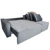 CANAPEA EXTENSIBILĂ KALIFORNIA DARK-GREY