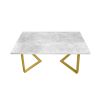 MASĂ FRIDA BETON+GOLDEN LEGS 150X80