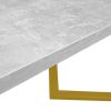 MASĂ FRIDA BETON+GOLDEN LEGS 180X90