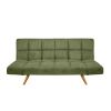 CANAPEA EXTENSIBILĂ LM-58 DARK GREEN VELVET