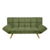 CANAPEA EXTENSIBILĂ LM-58 DARK GREEN VELVET