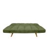 CANAPEA EXTENSIBILĂ LM-58 DARK GREEN VELVET