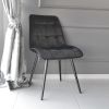 SCAUN CAPELLA CATIFEA BLACK HLR66+BLACK LEGS