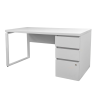 MASA URBAN+BOX ÎNCORPORAT WHITE 1500X680 (BOX PARTEA DREAPTĂ)