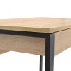 MASA BIROU SMALL 100X55 SONOMA/BLACK