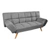 CANAPEA EXTENSIBILĂ LM-58 GREY VELVET