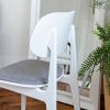 SCAUN LULA STOFA (MALMO 90)+WHITE LEGS