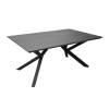 MASA EXTENSIBILĂ AIZA BLACK 160/220*85