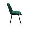 SCAUN CAPELLA CATIFEA DARK GREEN HLR57+BLACK LEGS