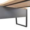 ANEXĂ TRAPEZOIDALĂ B-150 (100X68) SONOMA/BLACK
