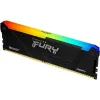 MEMORIE RAM KINGSTON FURY BEAST RGB, DDR4 SDRAM, 3600 MHZ, 64GB, KF436C18BB2AK2/64