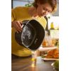 FRITEUZĂ CU AER CALD PHILIPS HD9650/90 NEGRU