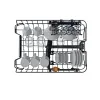 MAȘINĂ DE SPĂLAT VASE WHIRLPOOL WH6IB10BS7LA0 OȚEL INOXIDABIL