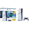 CONSOLĂ DE JOCURI SONY PLAYSTATION 5 SLIM DISC EDITION+FORTNITE FLOWERING ALB