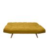 CANAPEA EXTENSIBILA LM-58 YELLOW STOFA OTE 280