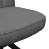 SCAUN BLANC DARK GREY MONTEGO