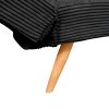 CANAPEA EXTENSIBILA LM-58 BLACK VELVET