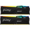 ОПЕРАТИВНАЯ ПАМЯТЬ KINGSTON FURY® BEAST DDR5 RGB 5600 МТ/С 128ГБ (KIT OF 2*64GB)