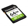 КАРТА ПАМЯТИ SD  64GB KINGSTON CANVAS SELECT PLUS, 150MB/S