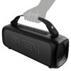 КОЛОНКА ПОРТАТИВНАЯ SVEN PS-235, BLACK / 12W / BLUETOOTH / FM / USB / 1500MA*H