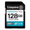 КАРТА ПАМЯТИ SD 128GB KINGSTON CANVAS GO! PLUS G4, 200/160MB/S
